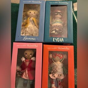 The Land of Nod Colorful Doll Collection ornaments